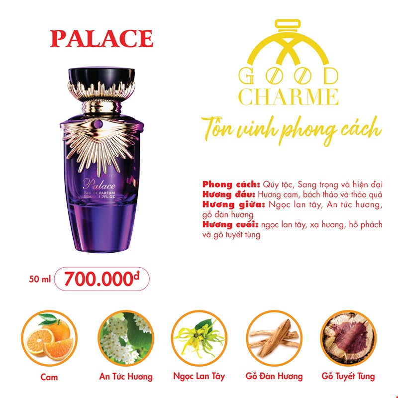 Nước Hoa Nữ Charme Palace 50ml