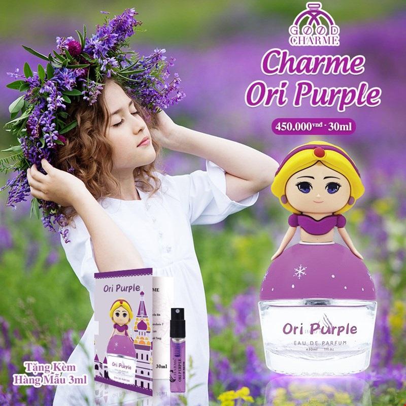 Charme Ori Purple- Mang tới hương thơm nhẹ nhàng cho bé cưng
